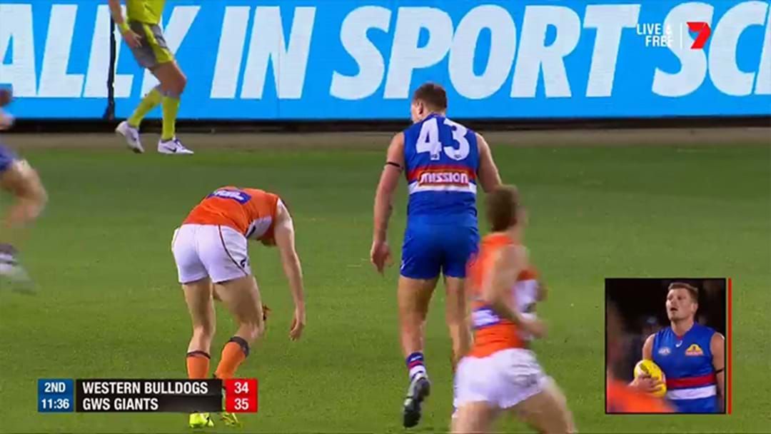 Article heading image for Off The Ball Incident Spotted In Bulldogs/GWS