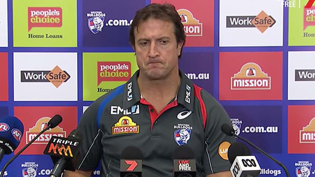 Article heading image for Luke Beveridge Opens Up On An "Unacceptable" Performance