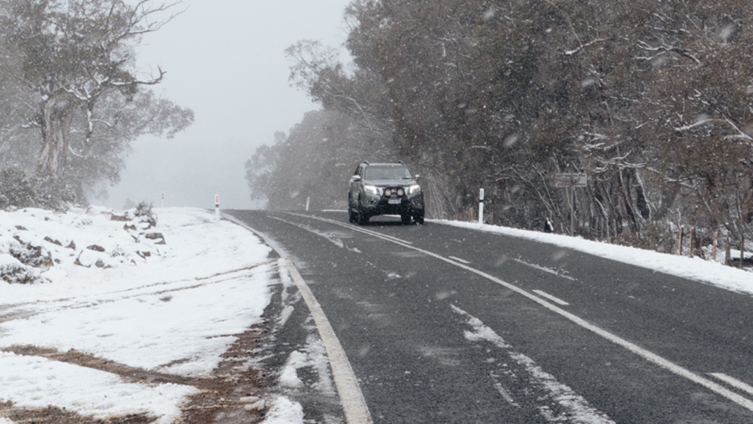 Article heading image for Drivers Urged To Take Care As Tasmania Braces For Snow, Black Ice & Treacherous Winds This Weekend