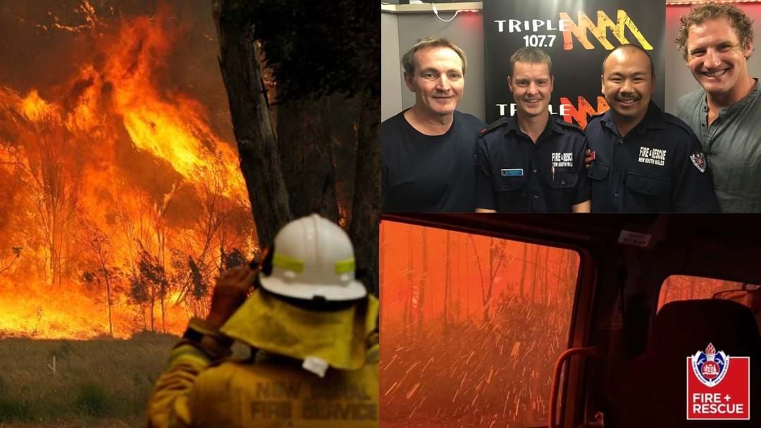 Article heading image for Central Coast Fire Fighters Detail The Moment They Were Trapped Inside A Truck Engulfed In Flames