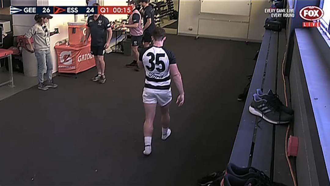 Article heading image for Patrick Dangerfield’s Day Finished With Injury