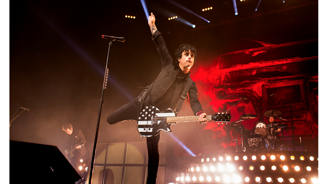 Article heading image for GREEN DAY: "A Superb Arena Show... And A Back Catalogue Of Hits Spanning 20 Years"