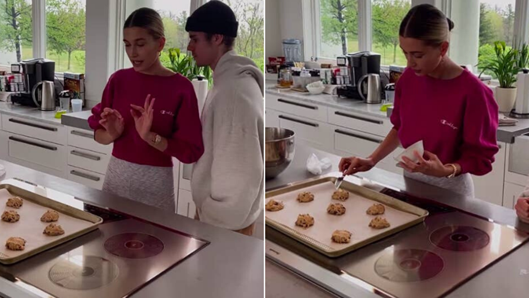 Article heading image for Hailey Bieber Divides Fans With Her Cookie Baking Hack