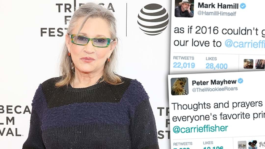 Article heading image for Star Wars Greats Tweet Their Support For Carrie Fisher