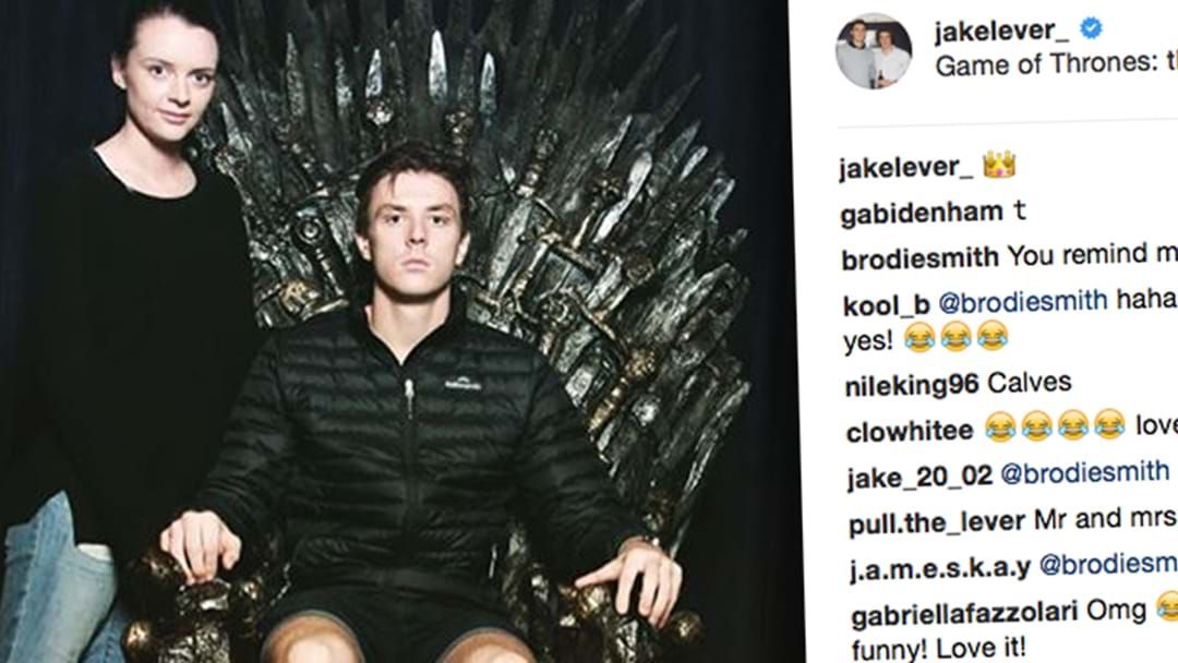 Article heading image for Jake Lever's Still Copping It From Ex-Adelaide Teammate Brodie Smith On Instagram