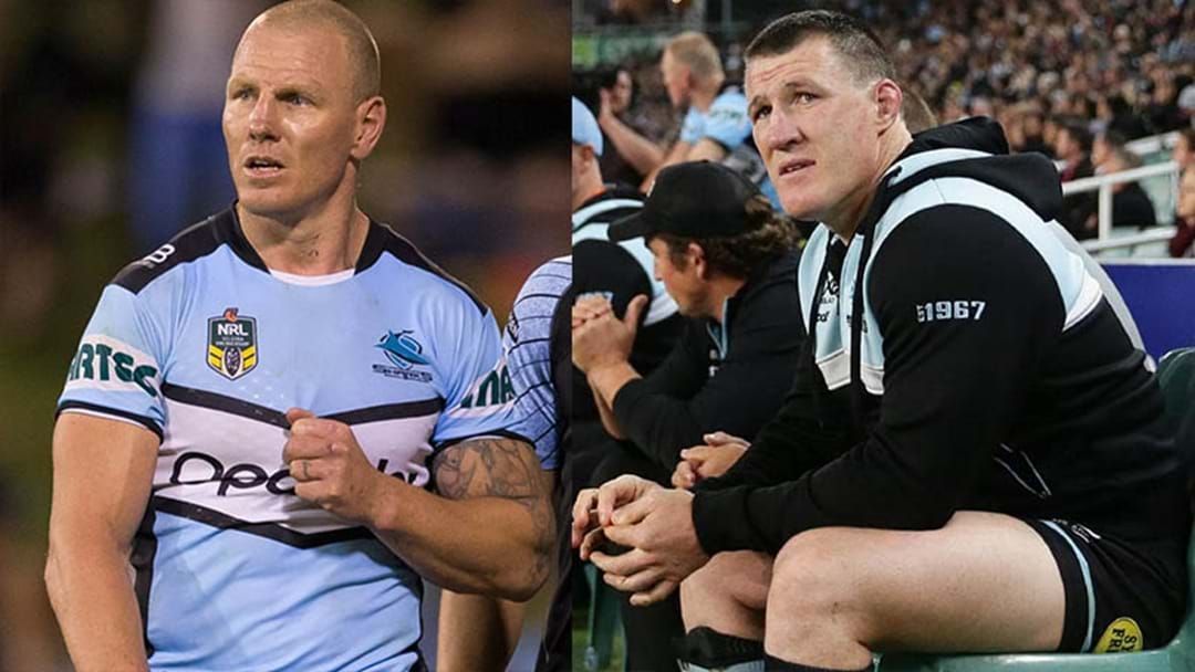 Article heading image for LISTEN | Luke Lewis And Paul Gallen Injury Updates After Sharks Semi-Final Win Over Penrith
