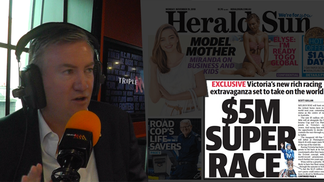 Article heading image for LISTEN | Eddie McGuire Uses Time Machine To Break Story 2 Weeks Before Herald Sun 'Exclusive'!