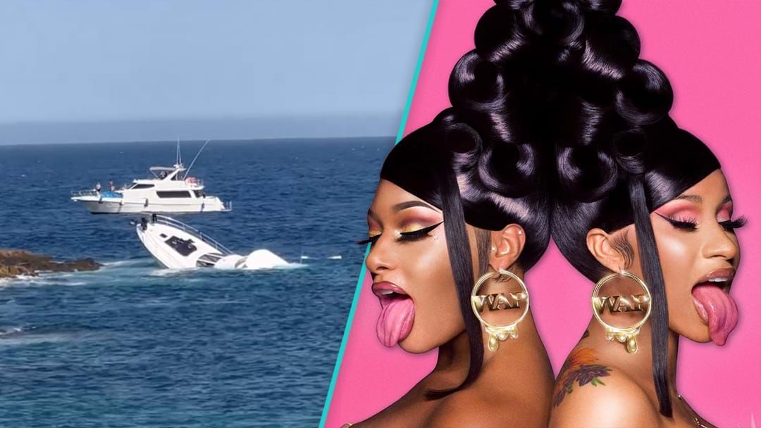 Article heading image for Cardi B Dramatically Narrates Footage Of A Boat Sinking Near Her Vacation Home