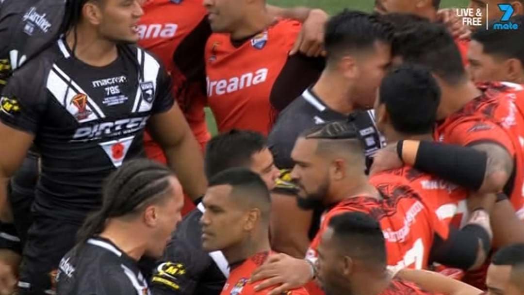 Article heading image for Pre-Match Haka Almost Erupts As Teams Go Face-To-Face