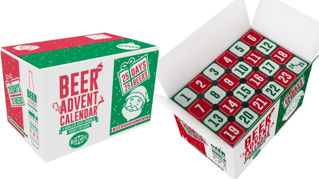 Article heading image for Some Genius Has Invented A Beer Advent Calendar Because, You Know, Christmas