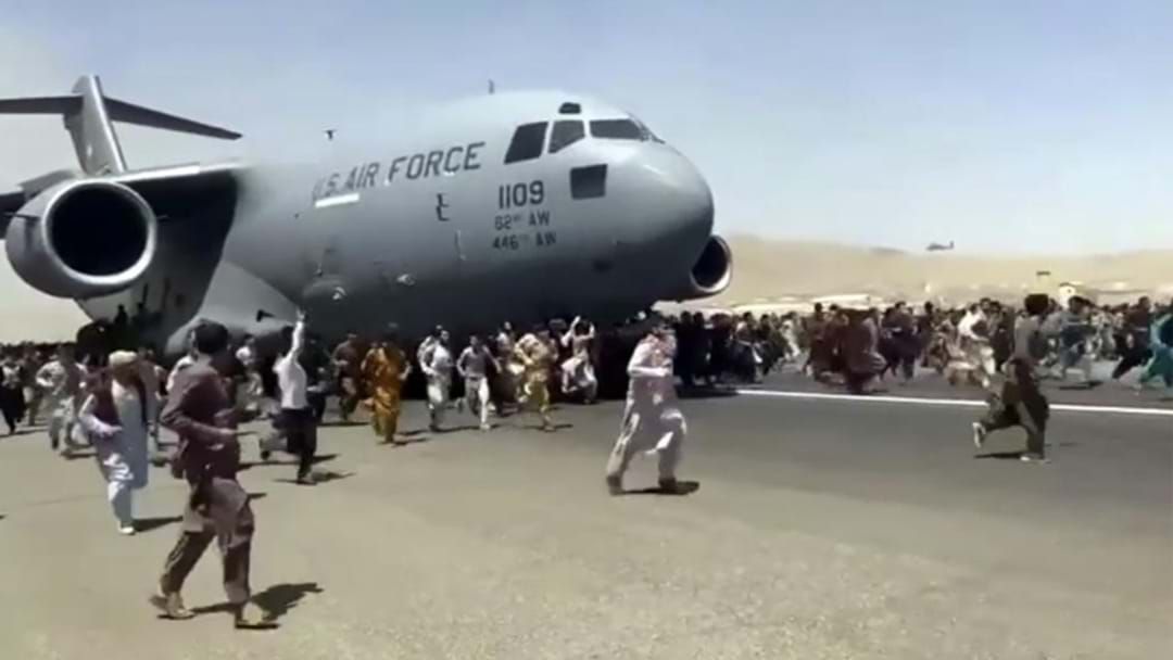Article heading image for Kabul Airport Chaos As Seven Killed In Desperate Race To Flee Taliban Rule