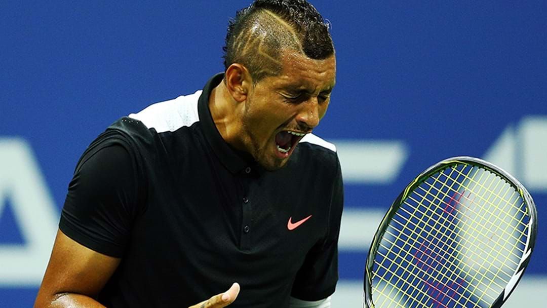 Article heading image for Kyrgios Tells Fan To "Shut The F*ck Up"