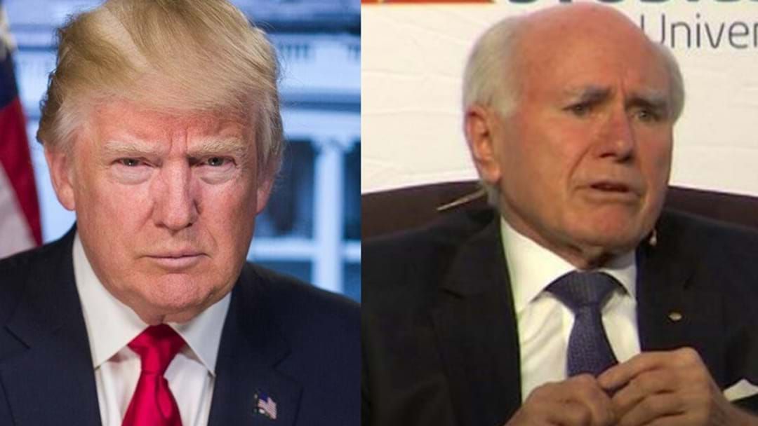 Article heading image for Ex PM John Howard Urges Aussies To ‘Give Trump A Chance'