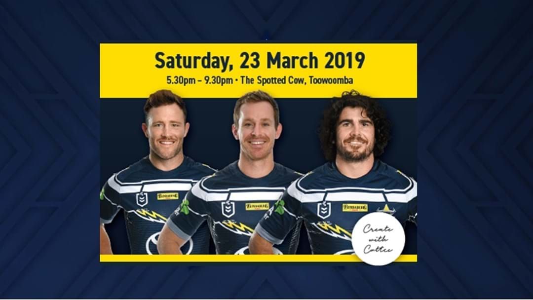 Article heading image for Join Three Greats From North Qld Cowboys This Saturday Night!