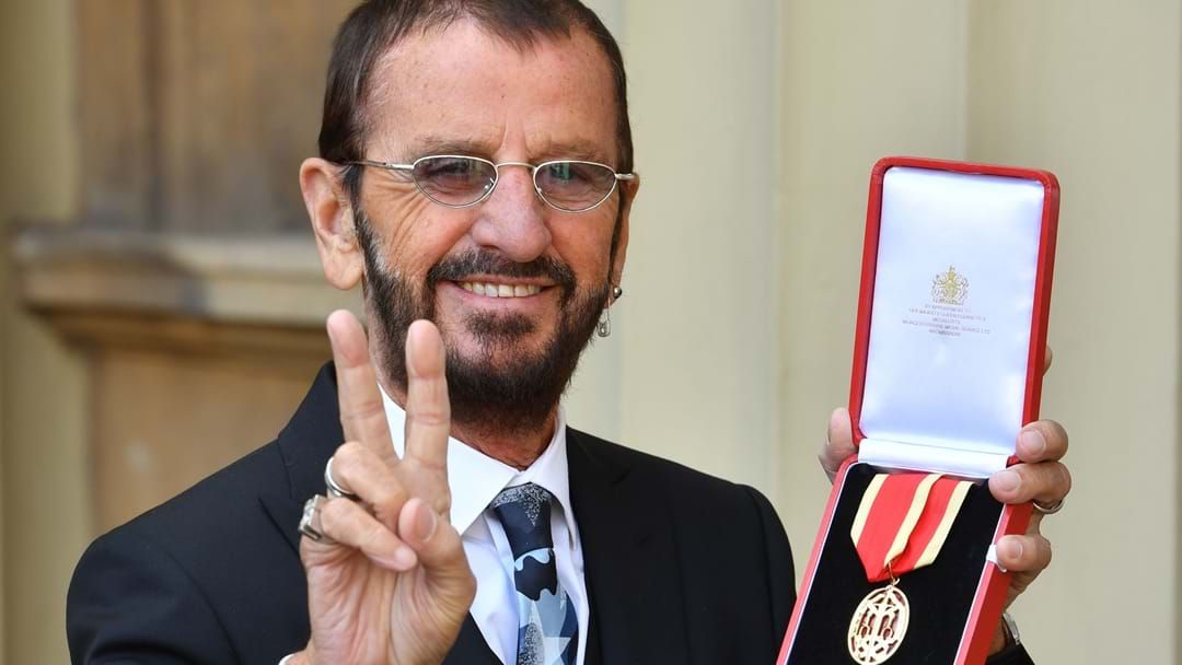 Article heading image for Arise Sir Ringo: Beatles Drummer Receives Knighthood For Services To Music