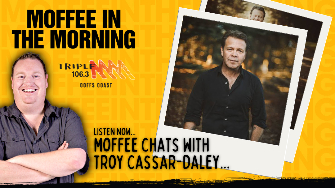 Article heading image for LISTEN: Troy Cassar-Daley sits down with Moffee for a chat