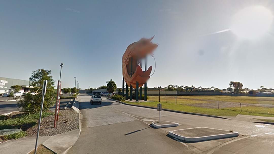 Article heading image for Google Street View Has Blurred The Face Of Ballina's Big Prawn For Some Reason
