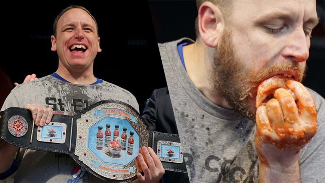 Article heading image for 'World's Best Eater' Joey Chestnut Cleaned Up Yet Another Eating Contest