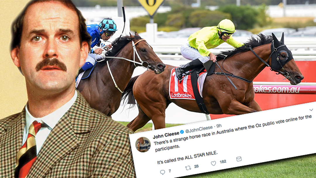 Article heading image for John Cleese, Yes THE John Cleese, Is Rallying Australia To Vote 'Manuel' Into 'The All-Star Mile'