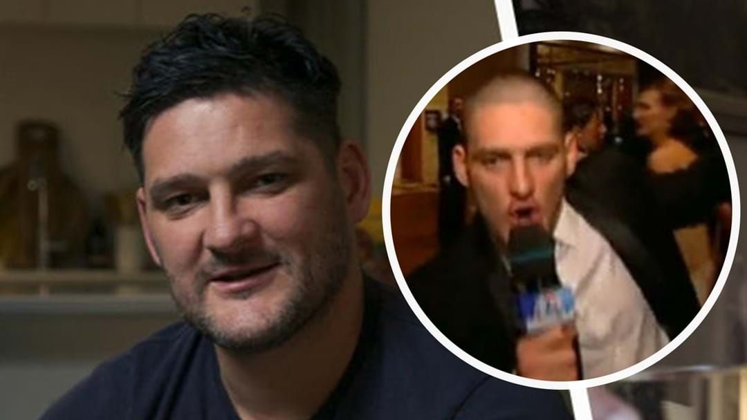 Article heading image for Brendan Fevola Details His Intoxicated Experience Recording A Television Show! 