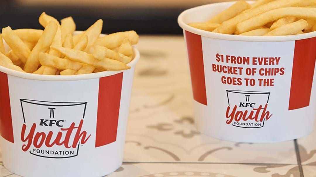 Article heading image for KFC Are Selling Whole Buckets Of Chips And It's All For A Great Cause