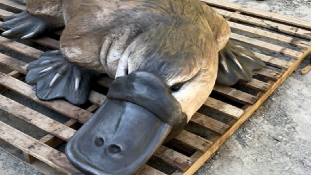 Article heading image for Help Jay & Dave Get $5000 To Get The Big Platypus Statue To Eungella! 