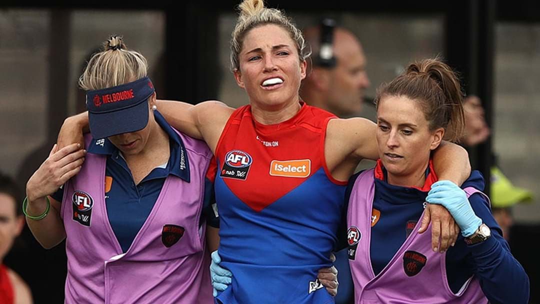 Article heading image for Hickey Has Torn Her ACL