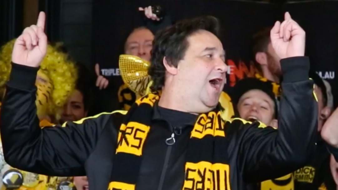 Article heading image for Listen To Mick Molloy’s Post-Grand Final Arrival At The Hot Breakfast