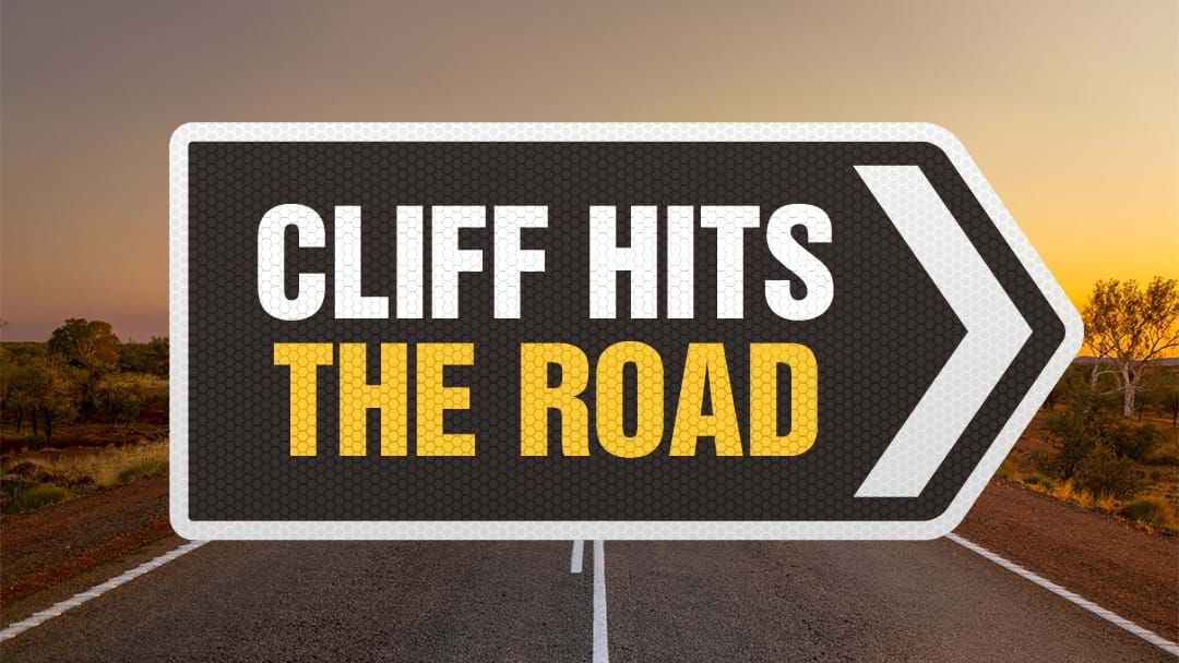  Competition heading image for Cliff Hits The Road!