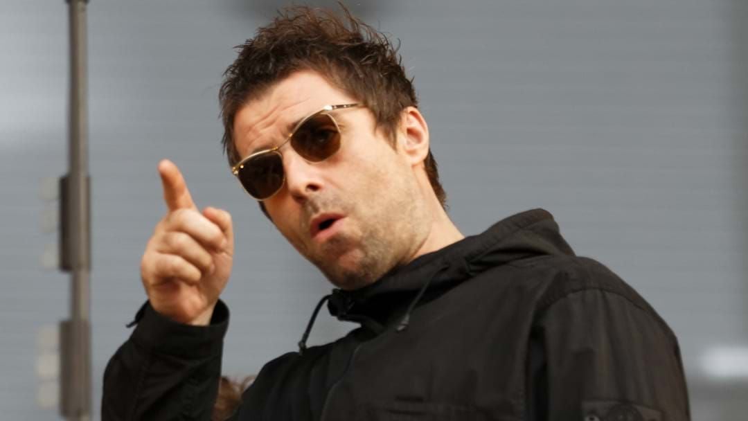 Article heading image for Someone Chucked A Fish At Liam Gallagher And He Reacted Exactly How You'd Expect Him To