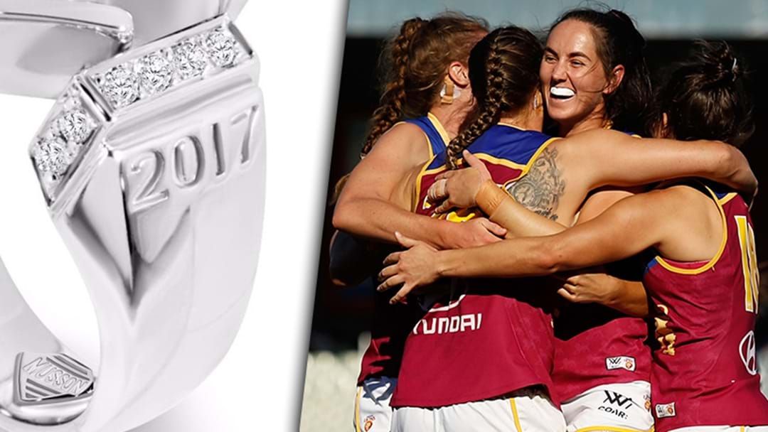 Article heading image for AFLW Premiership Rings Unveiled