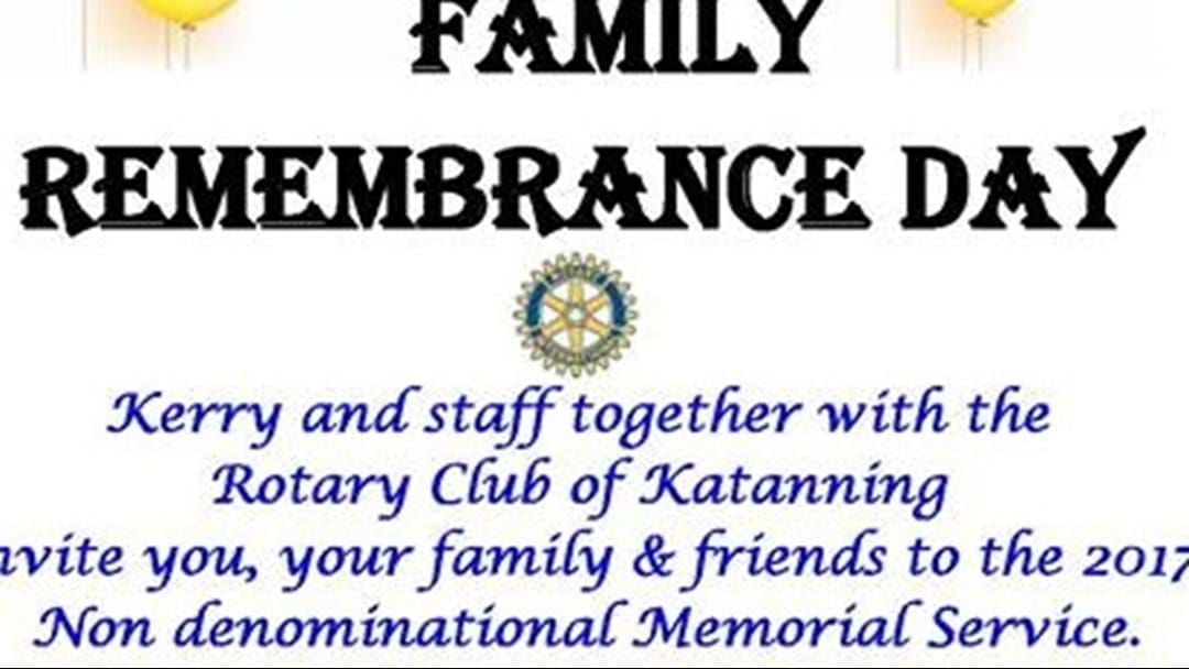 Article heading image for Family Remembrance Day in Katanning