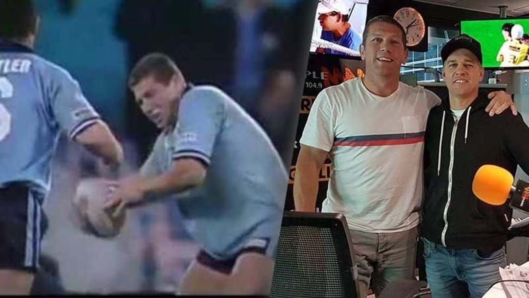 Article heading image for Fletch Reckons The Blues "Practiced" The Infamous Grenade Celebration At The Bourbon & Beefsteak
