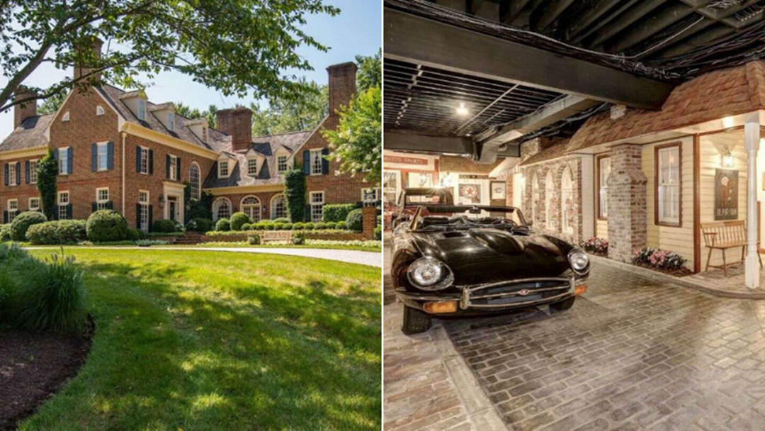 Article heading image for This Mansion For Sale Casually Comes With A Mini Village In The Basement