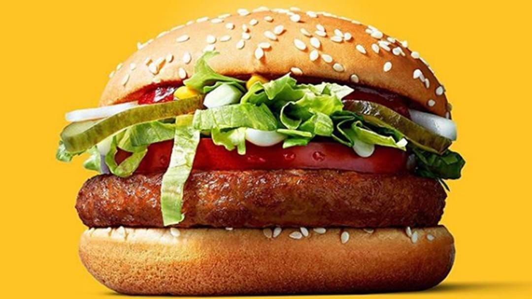Article heading image for Maccas Is Trialling A McVegan Burger