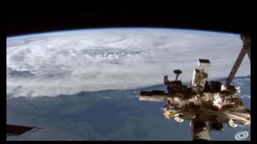 Article heading image for EPIC FOOTAGE: Space Station Flies Over TC Debbie