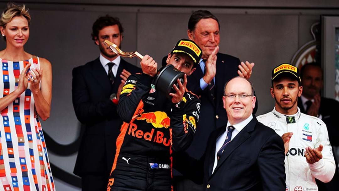 Article heading image for Daniel Ricciardo Pulled Off An Epic Win In The Monaco Grand Prix Overnight