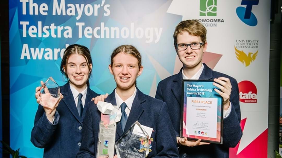 Article heading image for TCC Secures Inaugural Mayor’s Telstra Technology Awards; Clifton wins Spirit of Competition
