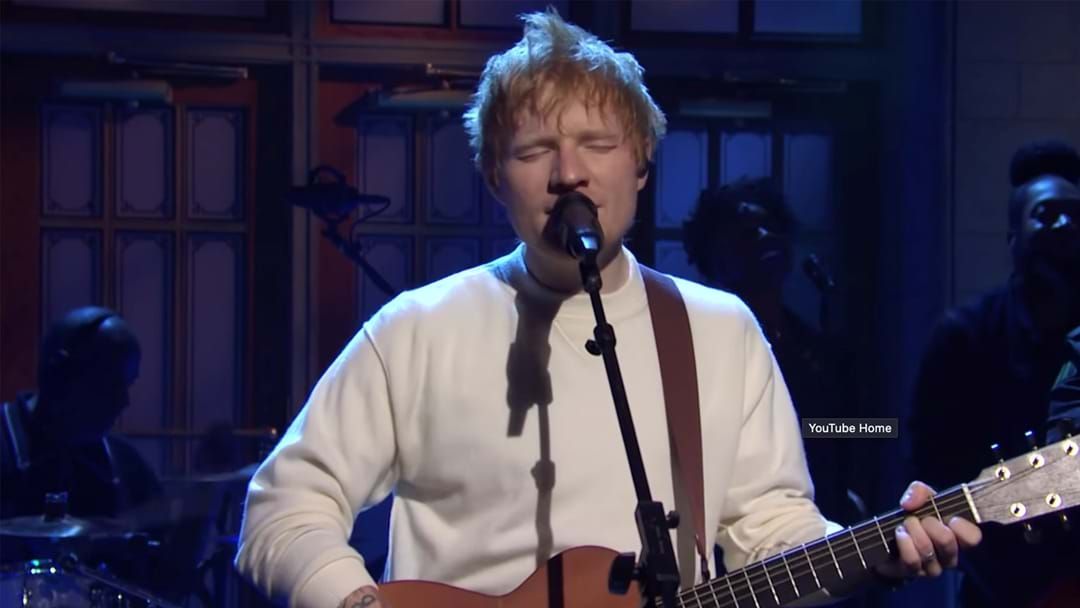 Article heading image for Ed Sheeran Recovers From COVID To Belt Out His New Tracks Live On SNL