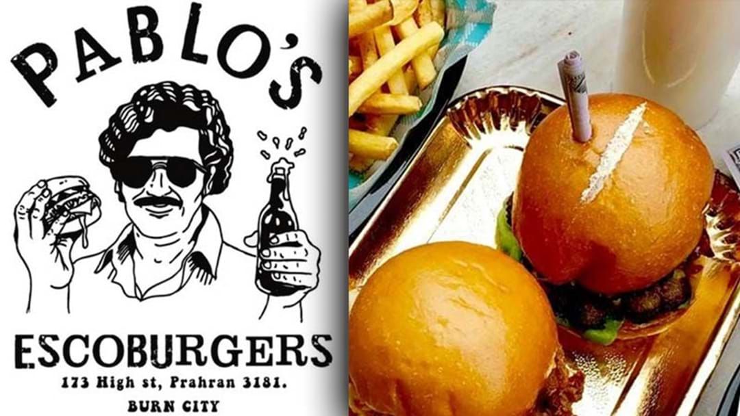 Article heading image for Melbourne Burger Joint, Pablo's Escoburgers, Will Only Change Name If $100 Million Is Raised For Charity