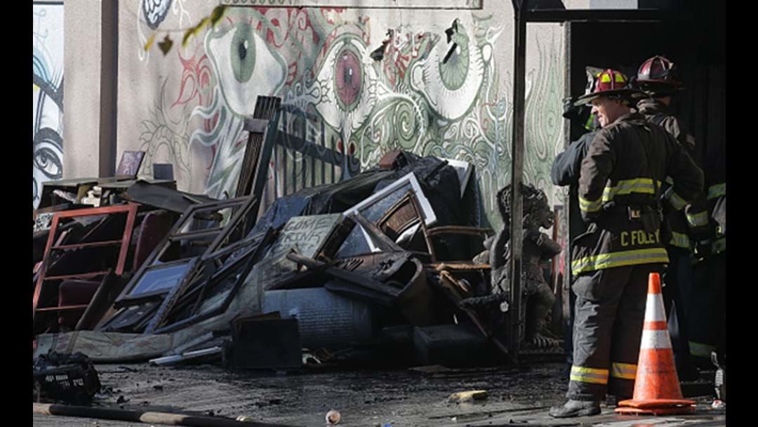 Article heading image for Fears Up To 40 Dead After Fire Breaks Out At California Dance Party