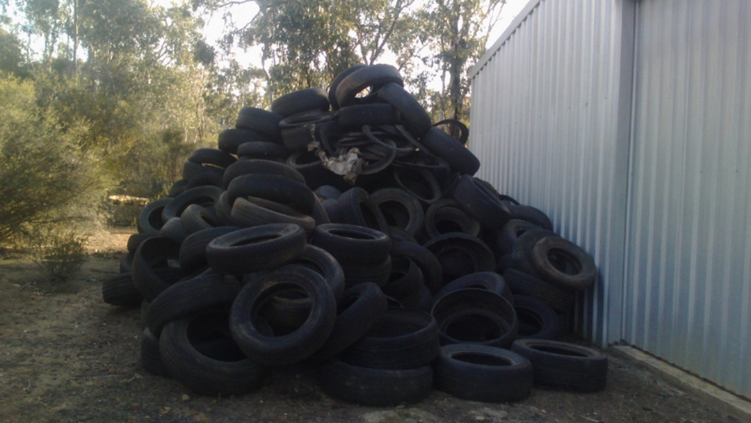 Article heading image for Alan Hanson Talks About The 300 Tyres Mysteriously Dumped On His Property 