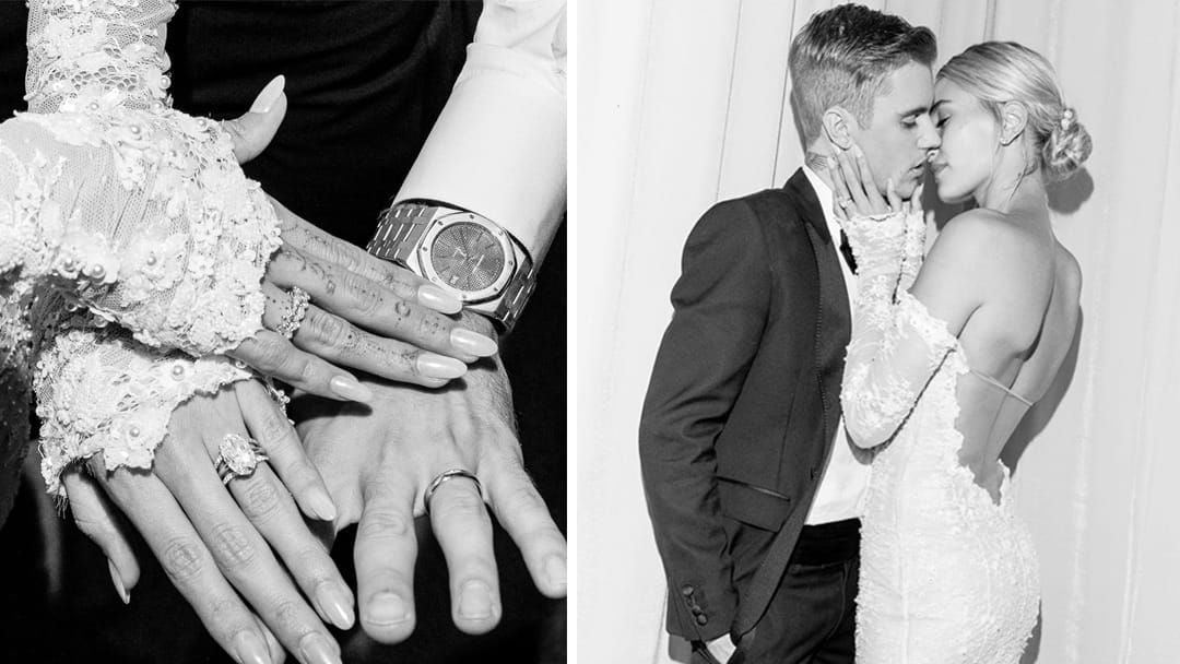 Article heading image for Justin And Hailey Bieber Share More Personal Wedding Photos  