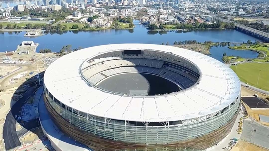 Article heading image for Drone Footage Emerges Of The New Perth Stadium