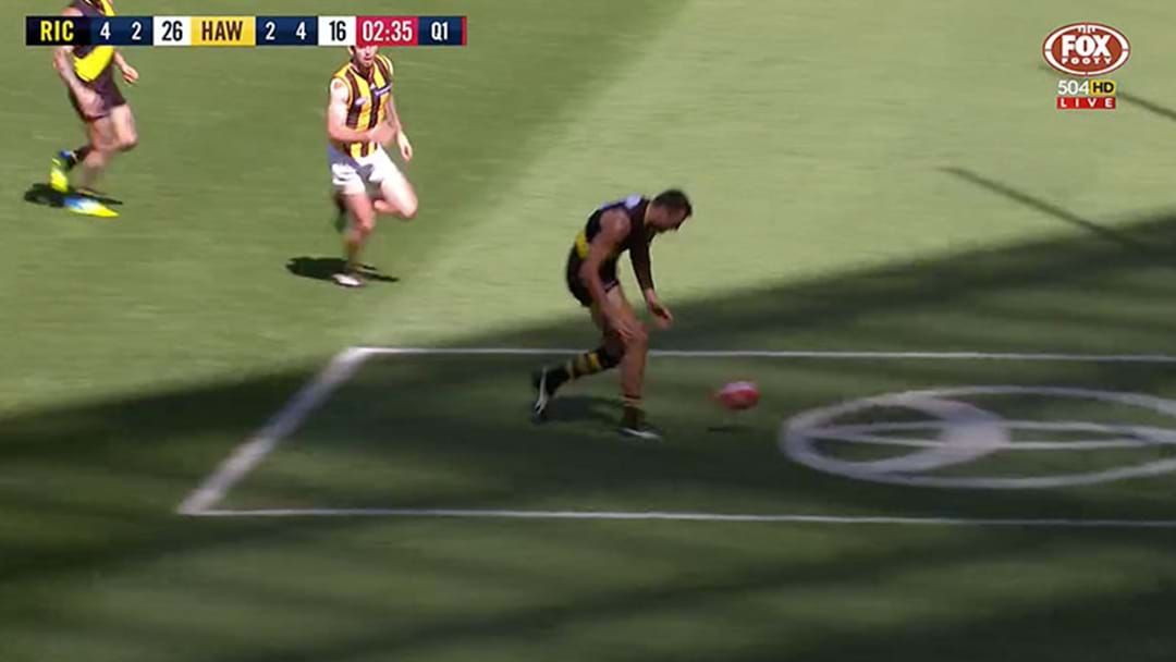Article heading image for Did Toby Nankervis Kick The Worst Goal Of The Year?