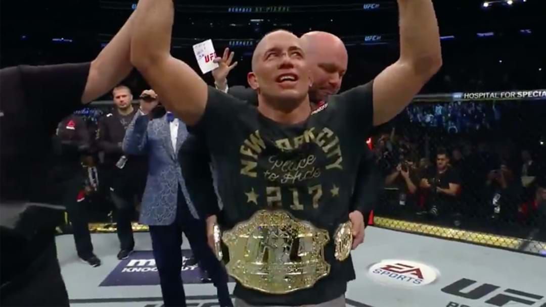 Article heading image for UFC Legend GSP Makes Successful Comeback After A Four Year Hiatus