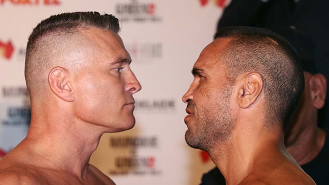Article heading image for Mundine Reveals The Tense Words Exchanged At The Weigh In
