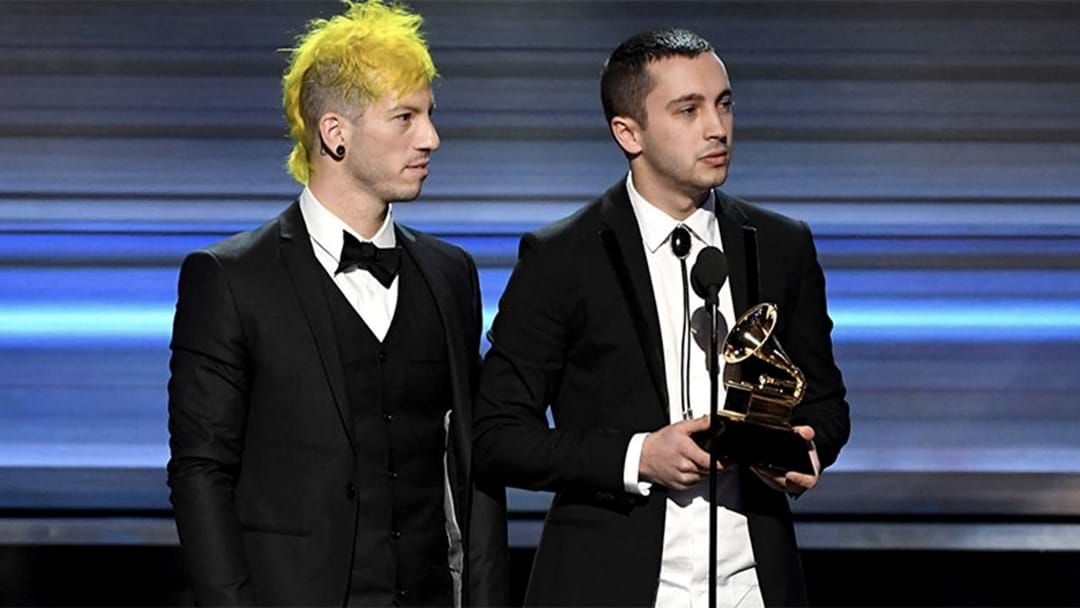 Article heading image for Twenty One Pilots Bare All At The Grammys