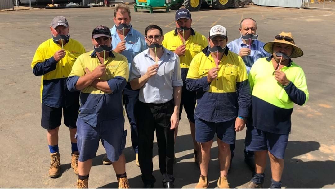 Article heading image for Griffith City Council Staff Ditch Razors For Movember