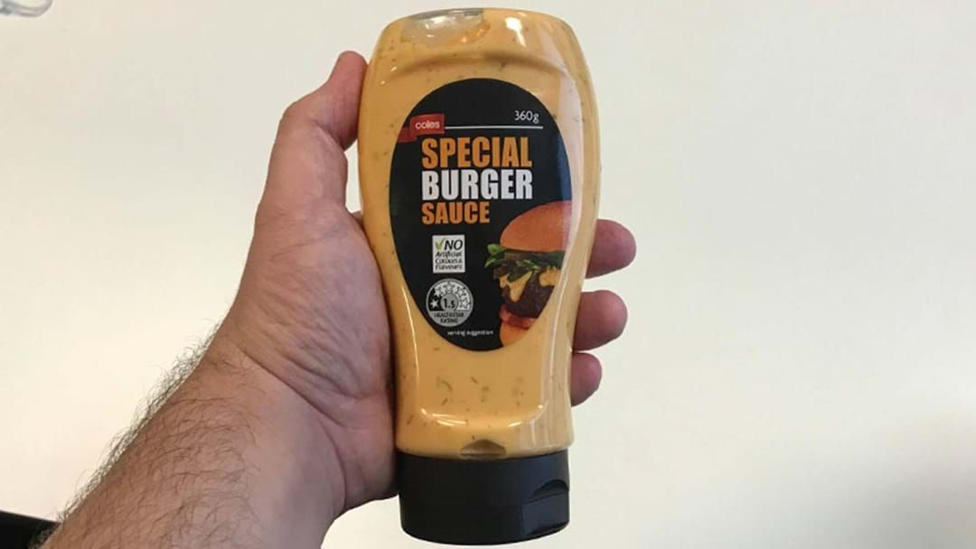 Article heading image for People Reckon This Coles Burger Sauce Tastes The Same As Big Mac Sauce